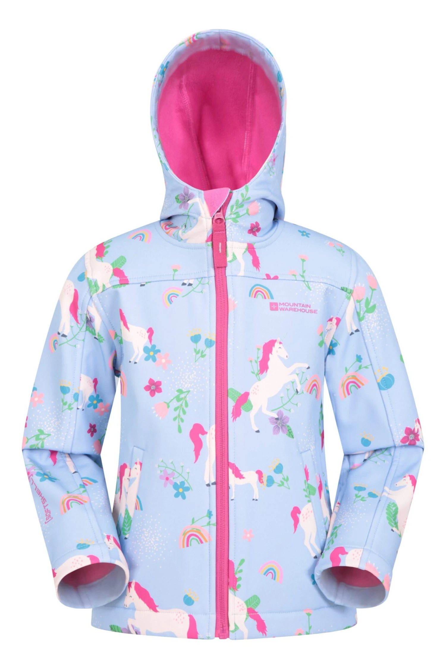 Mountain Warehouse Exodus II Kids Printed Water-resistant Softshell - Image 19