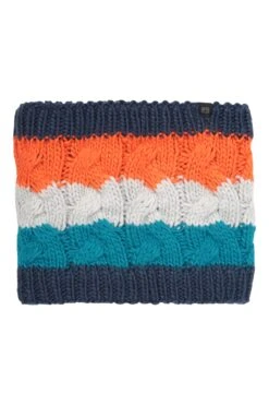 Mountain Warehouse Chunky Knit Kids Winter Accessories Set 22 Mountain Warehouse Chunky Knit Kids Winter Accessories Set -Kids Fashion Clothing Store 053324 nav chunky knitted kids pom beanie snood and glove set acc aw22 07