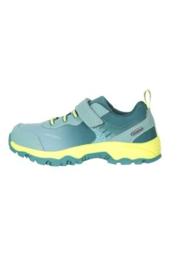 Mountain Warehouse Softshell Kids Waterproof Active Shoes -Kids Fashion Clothing Store 053360 grn softshell waterproof active kids shoe ftw ss23 05
