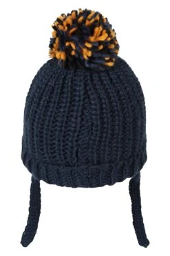 Mountain Warehouse Woodland Character Kids Trapper Hat -Kids Fashion Clothing Store 053461 nav woodland kids knitted pom trapper hat acc aw22 03