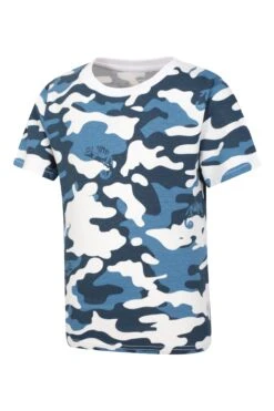 Mountain Warehouse Camo Printed Kids Organic T-Shirt 10 Mountain Warehouse Camo Printed Kids Organic T-Shirt -Kids Fashion Clothing Store 054137 bmo camo aop kids ss tee kid ss23 03