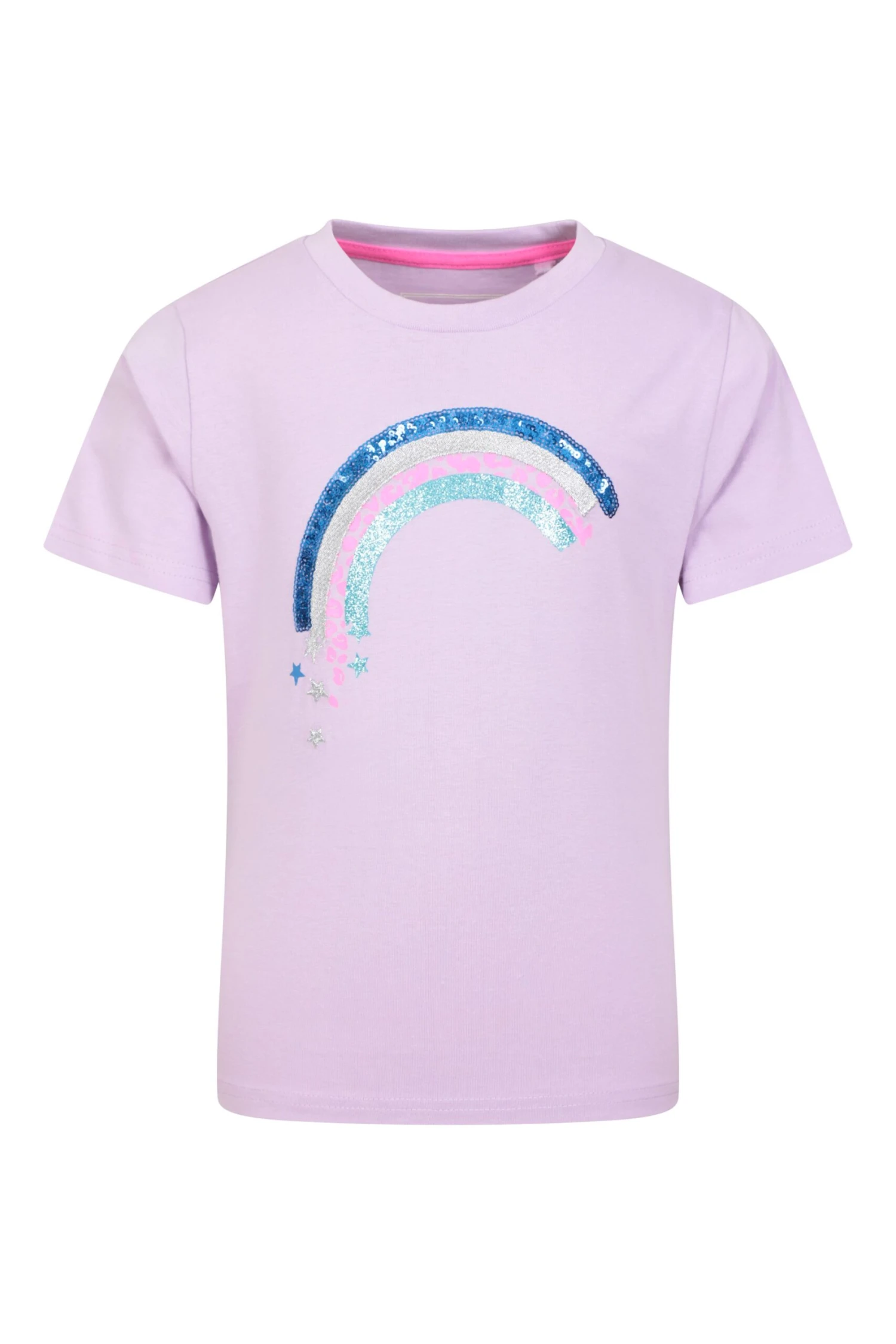 Mountain Warehouse Sequin Rainbow Kids Organic Tee 3 Mountain Warehouse Sequin Rainbow Kids Organic Tee