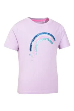 Mountain Warehouse Sequin Rainbow Kids Organic Tee 10 Mountain Warehouse Sequin Rainbow Kids Organic Tee -Kids Fashion Clothing Store 054145 lil kids sequin rainbow organic ss tee kid ss23 02
