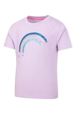 Mountain Warehouse Sequin Rainbow Kids Organic Tee 11 Mountain Warehouse Sequin Rainbow Kids Organic Tee -Kids Fashion Clothing Store 054145 lil kids sequin rainbow organic ss tee kid ss23 03