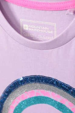 Mountain Warehouse Sequin Rainbow Kids Organic Tee 13 Mountain Warehouse Sequin Rainbow Kids Organic Tee -Kids Fashion Clothing Store 054145 lil kids sequin rainbow organic ss tee kid ss23 05