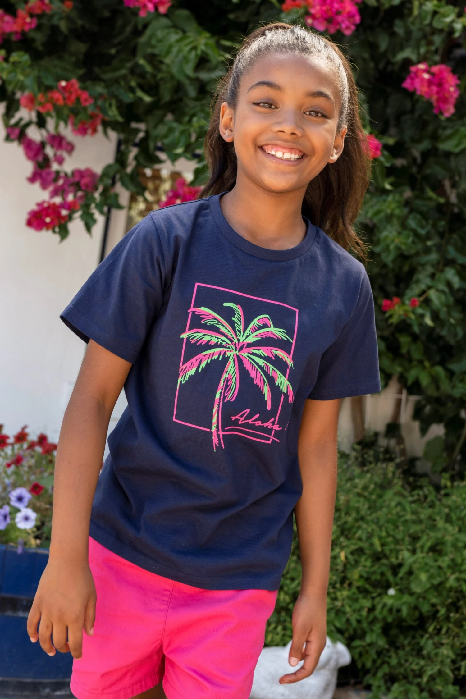 Mountain Warehouse Palm Tree Kids Organic T-Shirt
