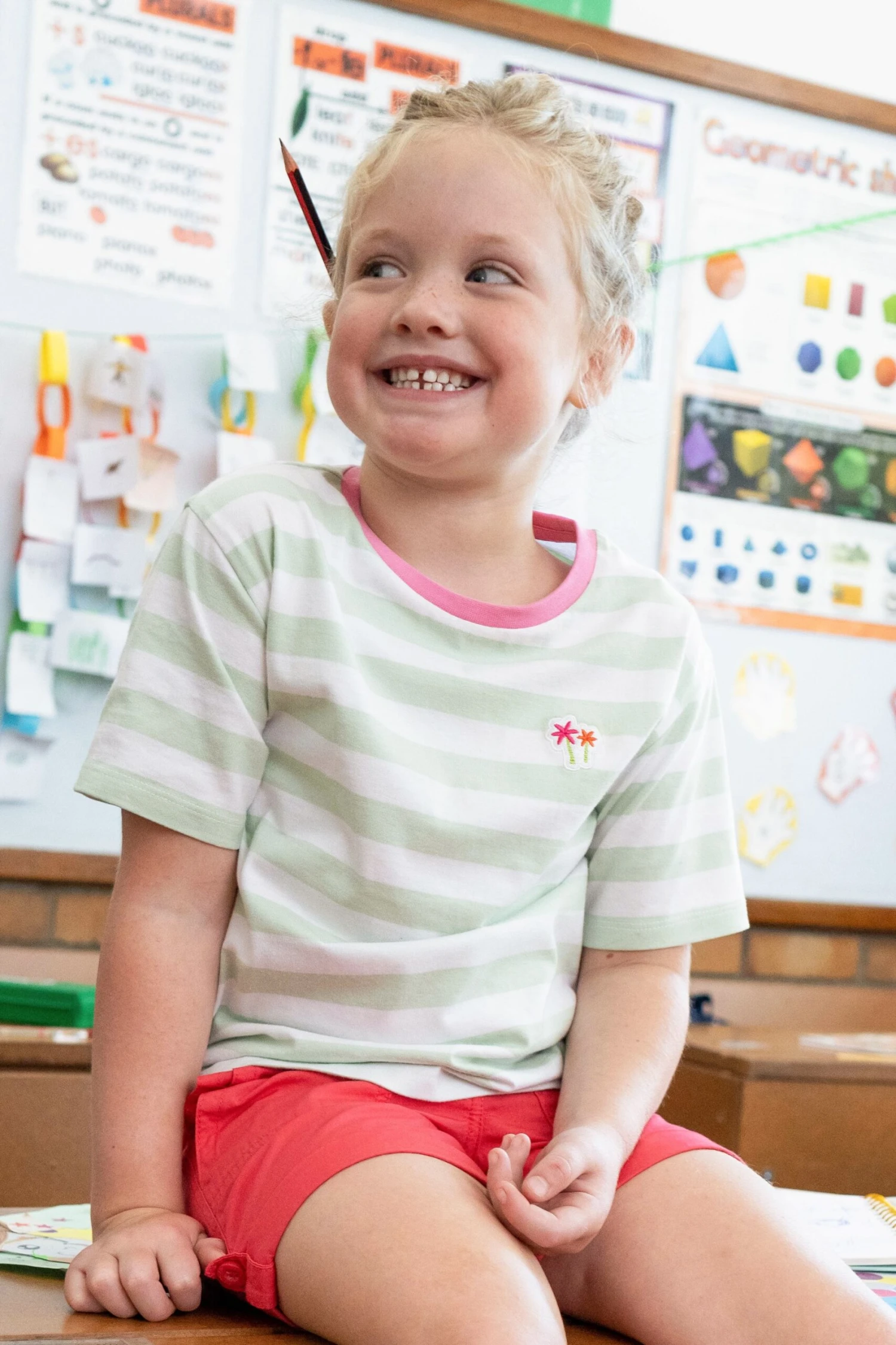 Mountain Warehouse Striped Palm Tree Kids Organic T-Shirt 3 Mountain Warehouse Striped Palm Tree Kids Organic T-Shirt