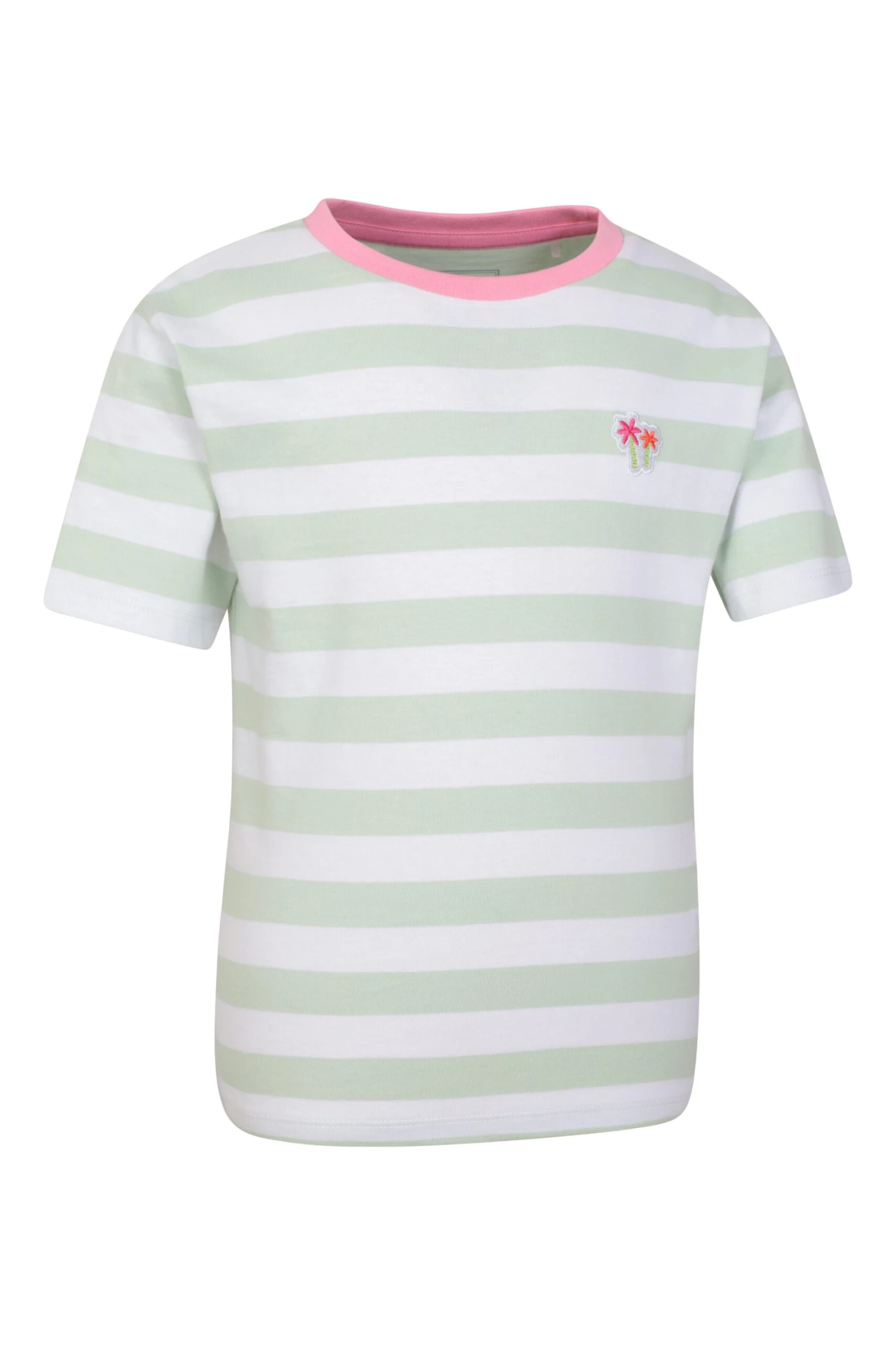 Mountain Warehouse Striped Palm Tree Kids Organic T-Shirt 5 Mountain Warehouse Striped Palm Tree Kids Organic T-Shirt - Image 3