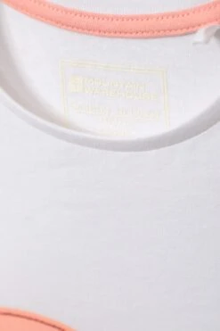 Mountain Warehouse Flamingo Placement Kids Organic Tee -Kids Fashion Clothing Store 054150 whi flamingo placement kids organic ss tee kid ss23 05