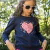 Mountain Warehouse Dispersed Heart Kids Sweatshirt 1 Mountain Warehouse Dispersed Heart Kids Sweatshirt -Kids Fashion Clothing Store 054157 nav raglan dispersed heart kids sweatshirt kid ecom lifestyle ss23 01