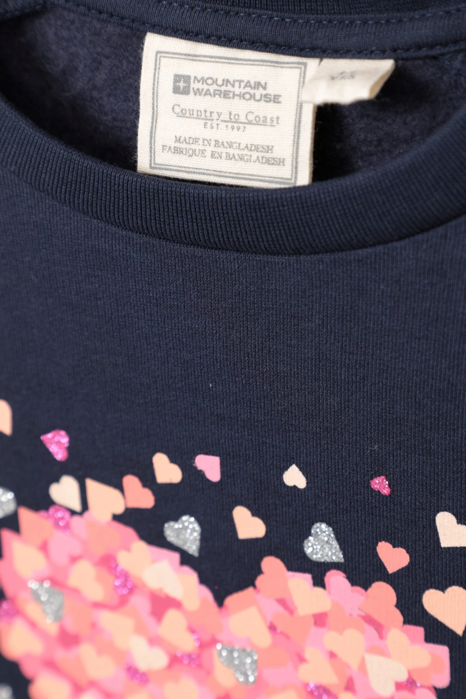 Mountain Warehouse Dispersed Heart Kids Sweatshirt 9 Mountain Warehouse Dispersed Heart Kids Sweatshirt - Image 7