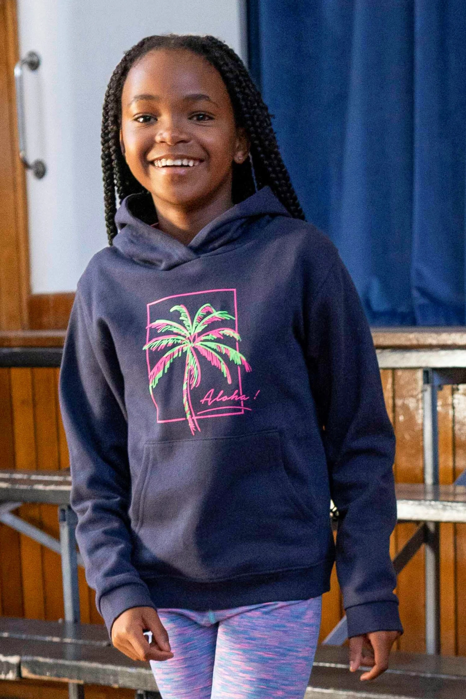 Mountain Warehouse Palm Tree Kids Organic Hoodie - Image 2