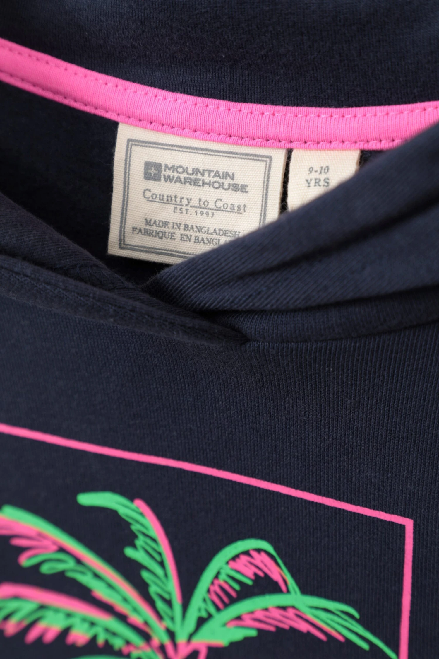 Mountain Warehouse Palm Tree Kids Organic Hoodie - Image 7
