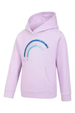 Mountain Warehouse Sequin Rainbow Kids Hoodie -Kids Fashion Clothing Store 054166 lil sequin rainbow kids hoodie kid ss23 04