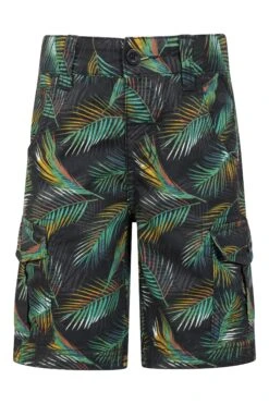 Mountain Warehouse Printed Leaf Kids Cargo Shorts