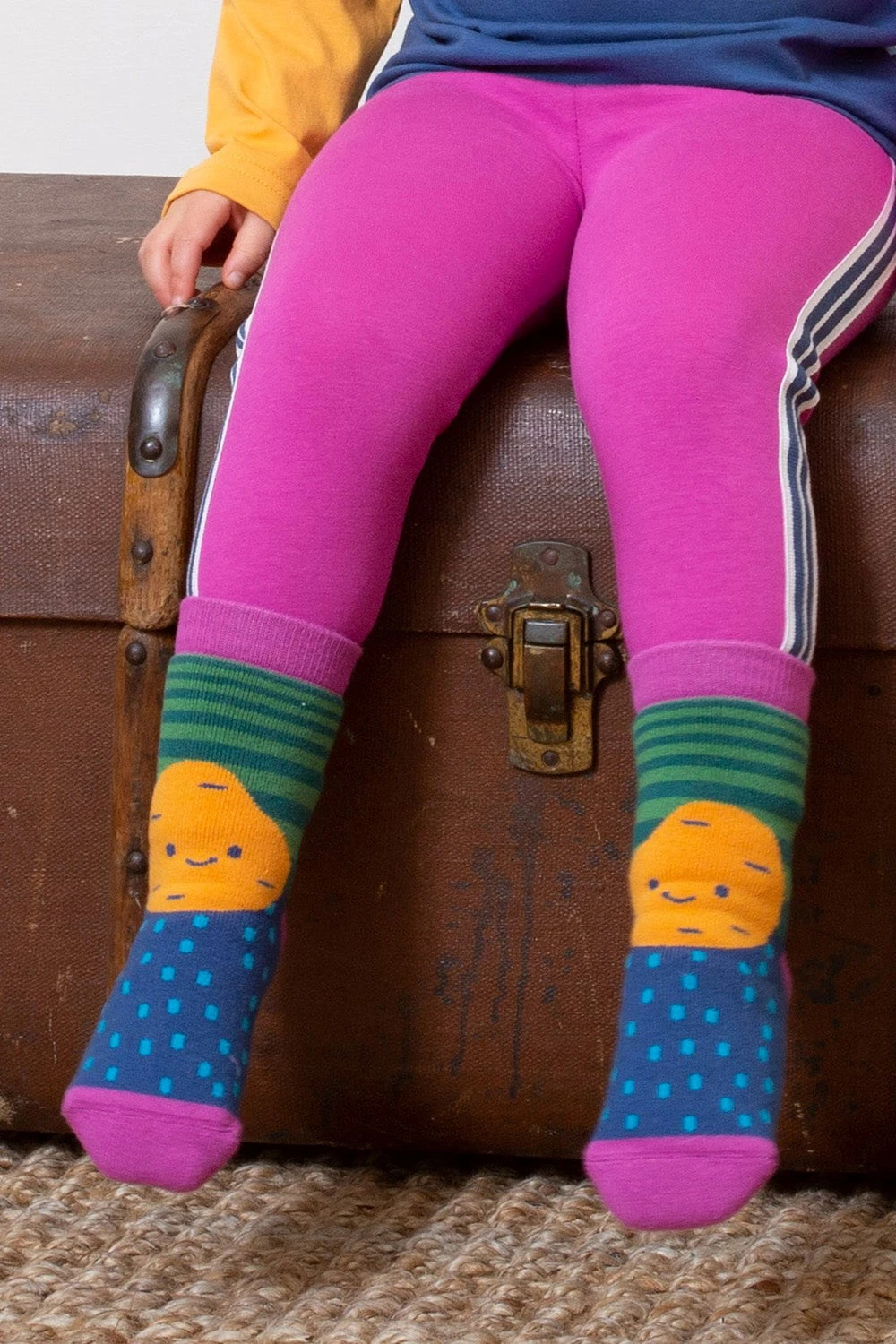 Veggie Kids Grippy 2-Pack Socks 5 Veggie Kids Grippy 2-Pack Socks - Image 3