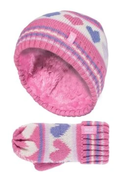 Kids Thermal Thermal Hat And Mittens Set -Kids Fashion Clothing Store m070fd 002 kidsthermalthermalhatandmittensset20230111102118 1