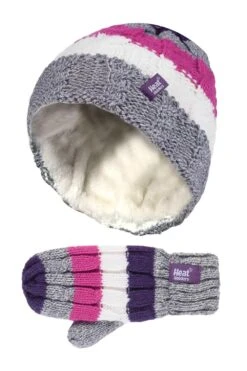 Kids Thermal Thermal Hat And Mittens Set -Kids Fashion Clothing Store m070fd 004 kidsthermalthermalhatandmittensset20230111102118 1