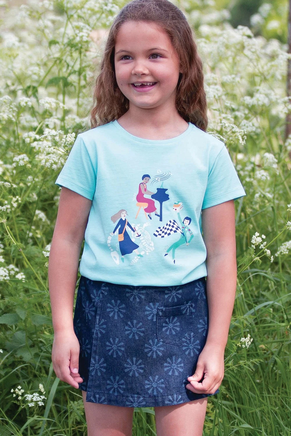 Super Girls Kids Organic Cotton T-Shirt 4 Super Girls Kids Organic Cotton T-Shirt - Image 2