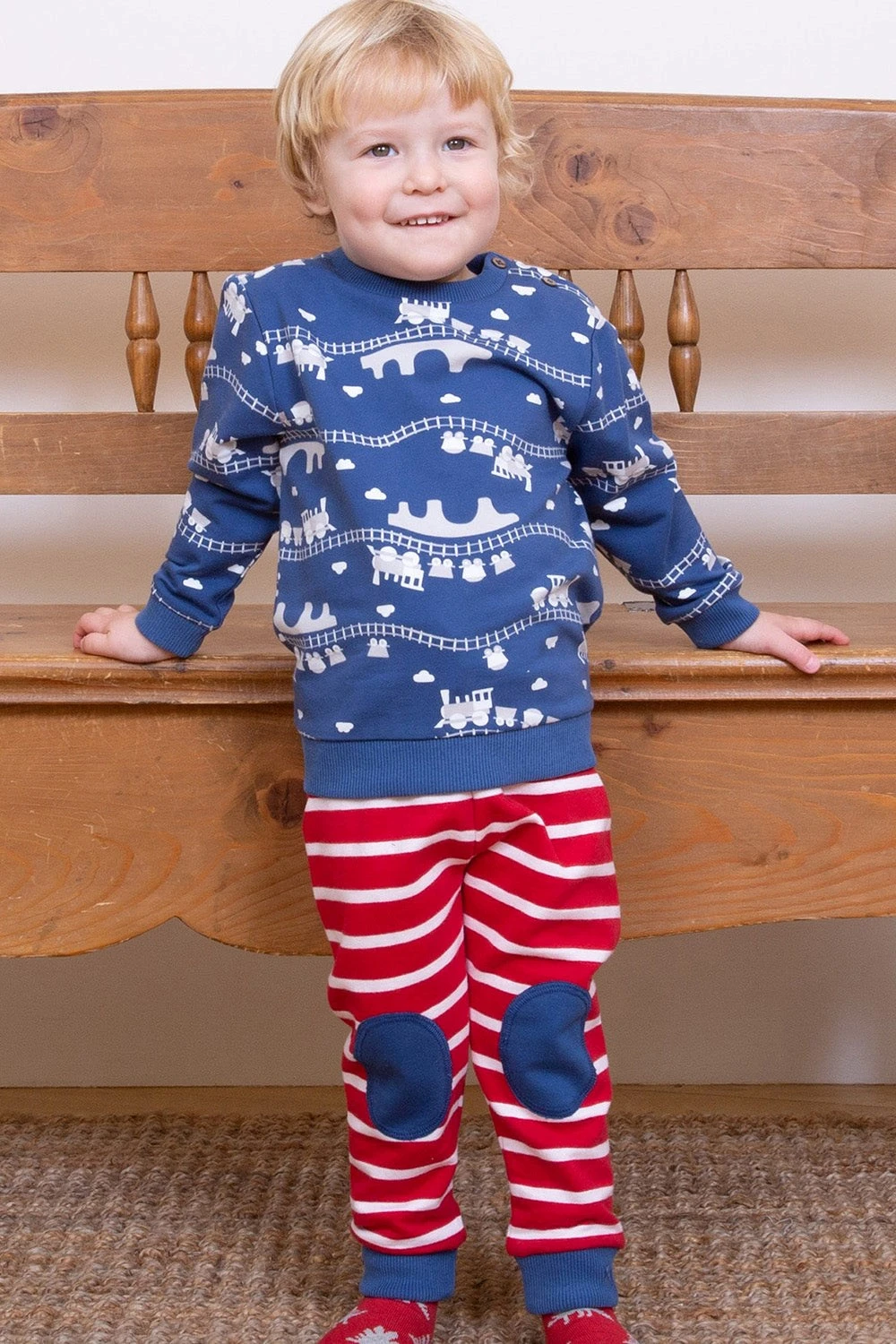 Stripy Baby/Kids Joggers 4 Stripy Baby/Kids Joggers - Image 2