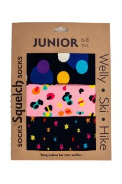 Kids Welly Socks Gift Box 3-Pack