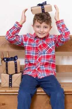 Baby/Kids Plaid Shirt -Kids Fashion Clothing Store m14d24 001 babykidsplaidshirt20230106033606 3