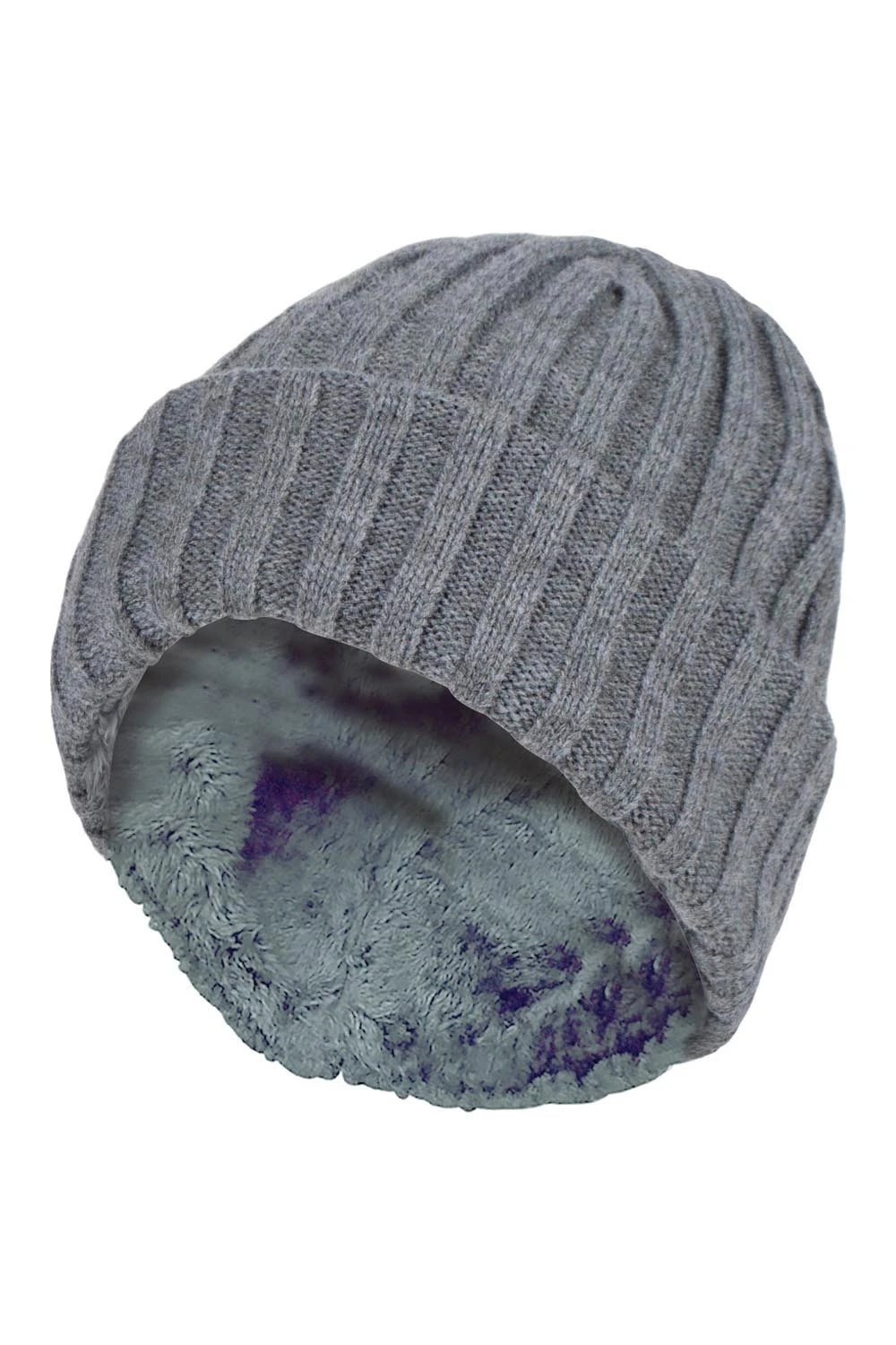 Kids Ribbed Turnover Winter Hat 6 Kids Ribbed Turnover Winter Hat - Image 4