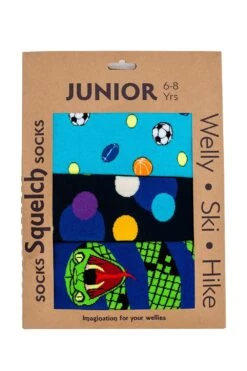 Kids Welly Socks Gift Box 3-Pack