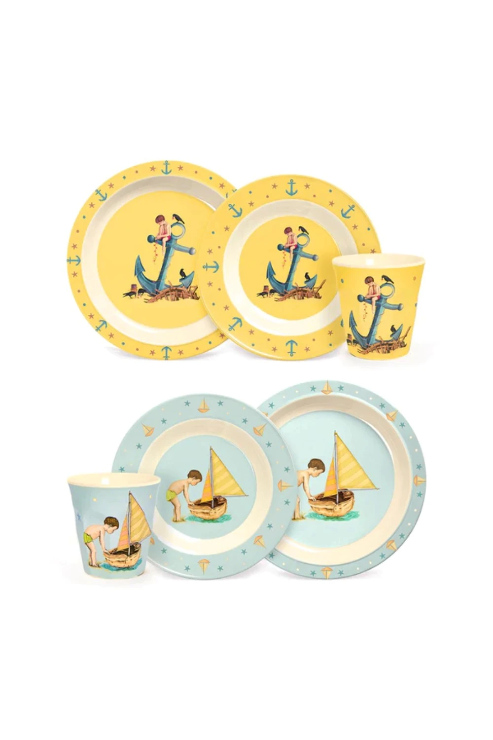 Boat & Anchor Mixed Dish Set 3 Boat & Anchor Mixed Dish Set