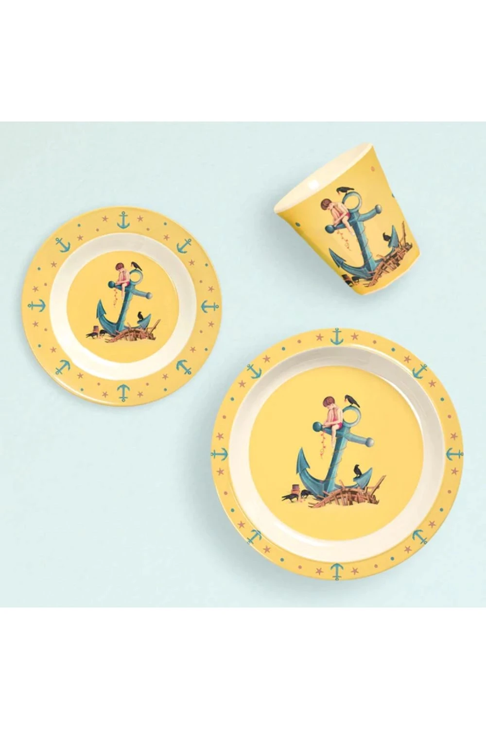 Boat & Anchor Mixed Dish Set 4 Boat & Anchor Mixed Dish Set - Image 2
