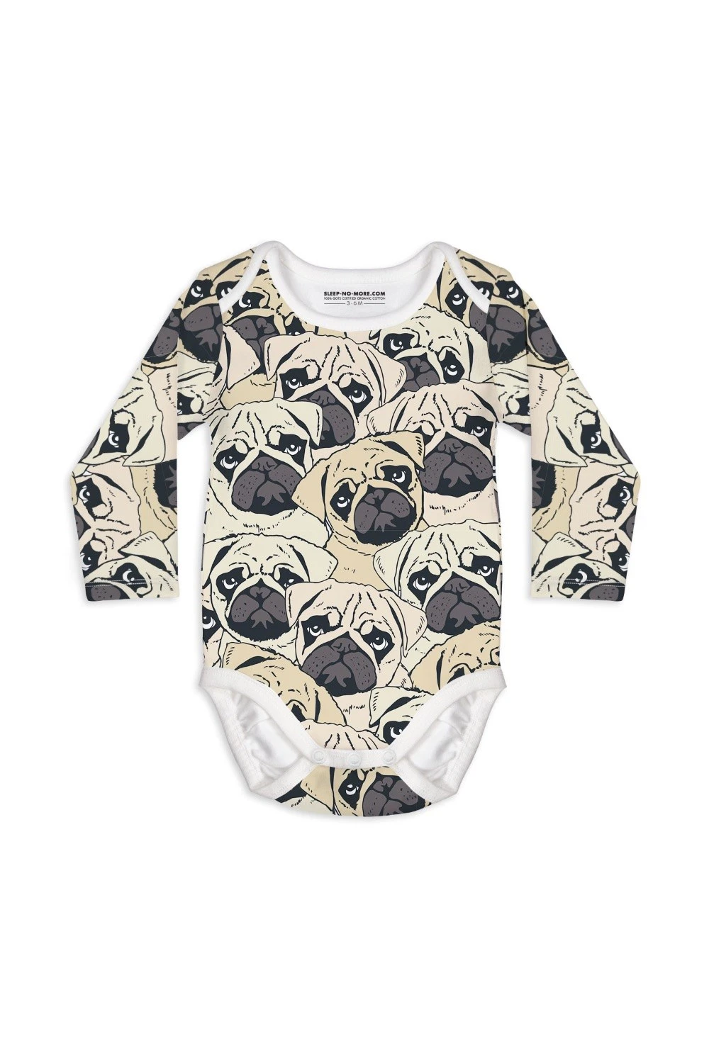 Pug Off Baby Bodysuit 3 Pug Off Baby Bodysuit