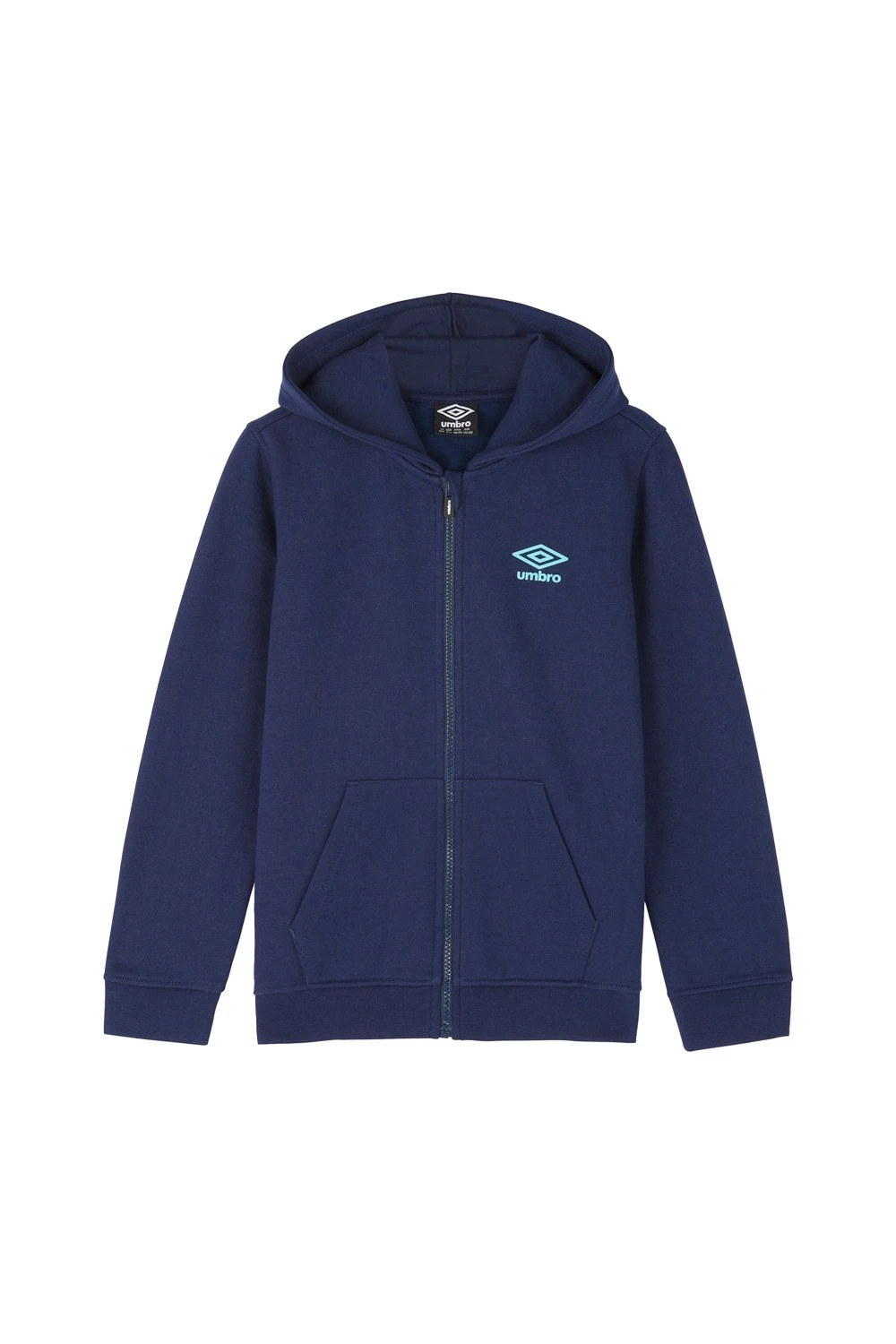 UMBRO Panelled Kids Logo Full Zip Hoodie 9 UMBRO Panelled Kids Logo Full Zip Hoodie - Image 7