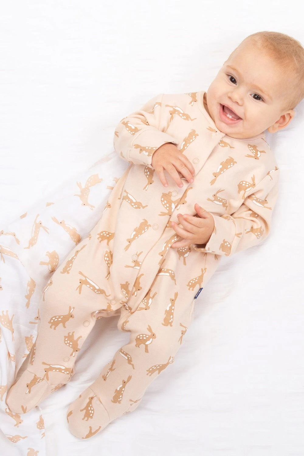 Hello Hare Baby Sleepsuit 4 Hello Hare Baby Sleepsuit - Image 2