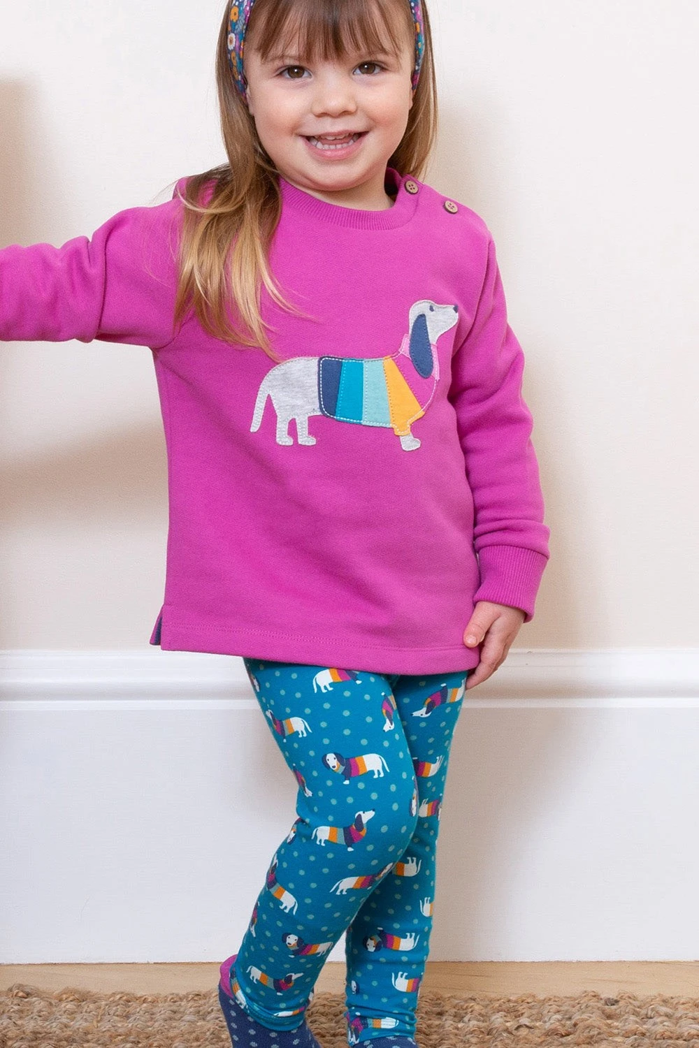 Daxie Dog Baby/Kids Leggings 4 Daxie Dog Baby/Kids Leggings - Image 2