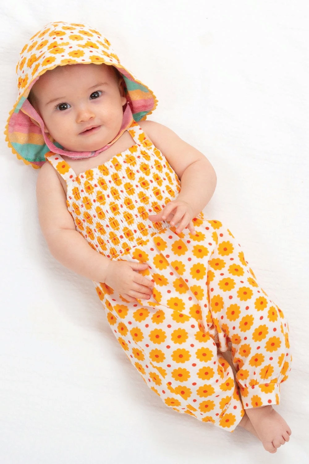 Groovy Dot Baby Organic Cotton Dungarees 4 Groovy Dot Baby Organic Cotton Dungarees - Image 2