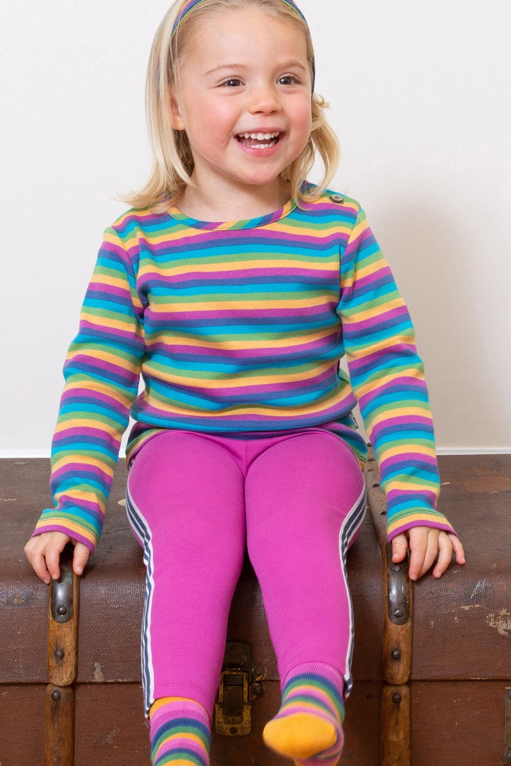 Side Stripe Baby/Kids Leggings 4 Side Stripe Baby/Kids Leggings - Image 2