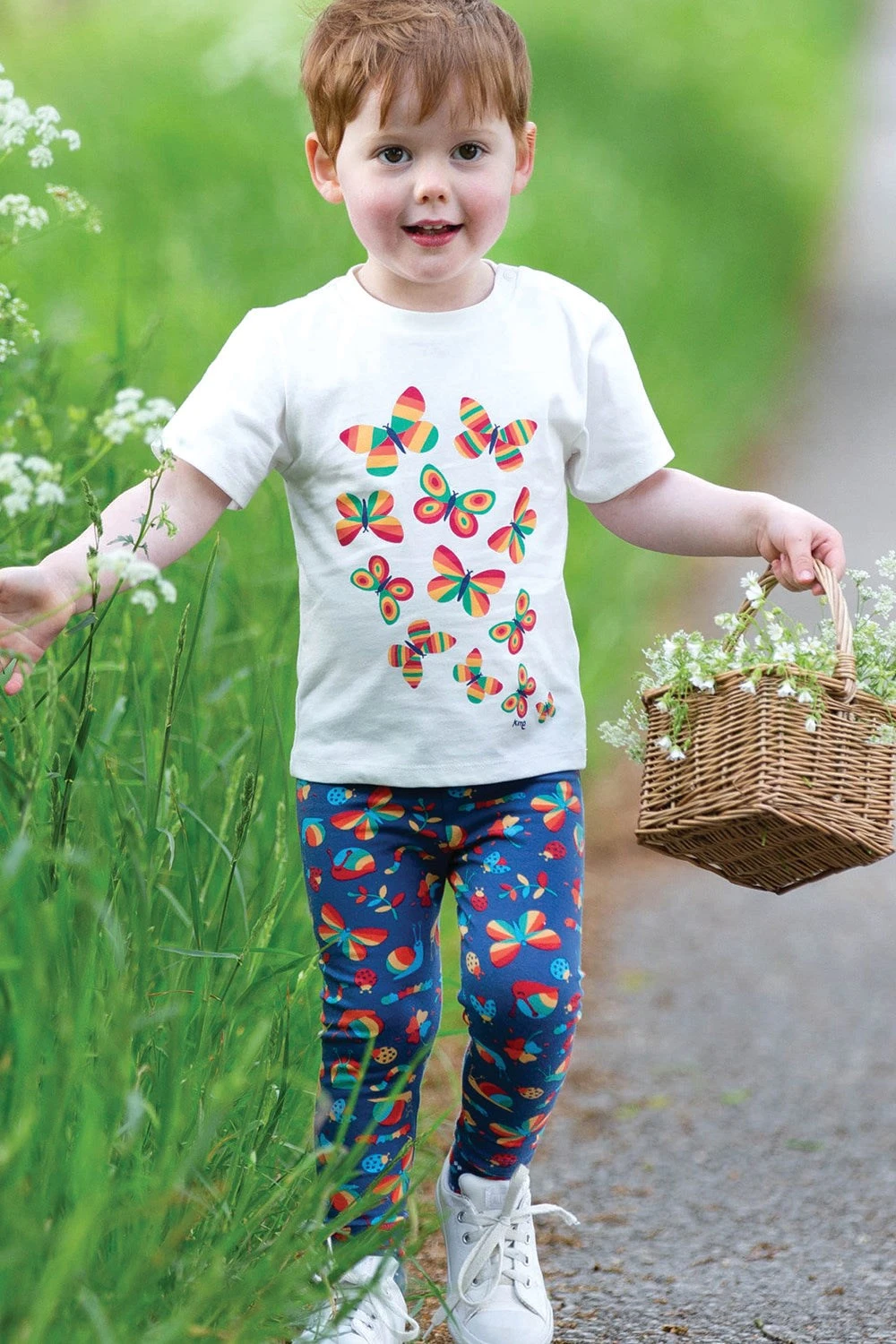 Garden Treasure Baby/Kids Organic Cotton Leggings 4 Garden Treasure Baby/Kids Organic Cotton Leggings - Image 2