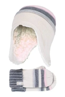 Kids Winter Trapper Hat And Mitten Set -Kids Fashion Clothing Store m31938 003 kidswintertrapperhatandmittenset20221221053622 1