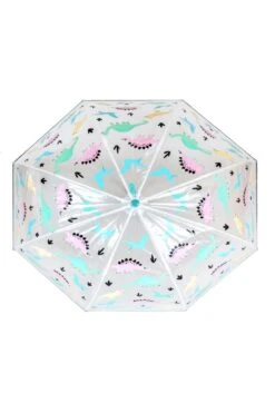 Kids Pastel Dinosaur Dome Umbrella -Kids Fashion Clothing Store m33666 001 kidspasteldinosaurdomeumbrella20221205052110 3