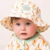 Blade & Rose Allie The Giraffe Baby/Toddler UPF 50+ Summer Hat -Kids Fashion Clothing Store m41eec 001 alliethegiraffebabytoddlerupf50summerhat20230331123612 1
