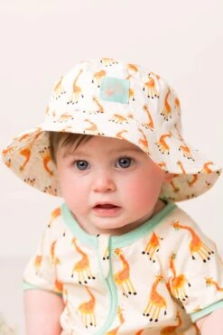 Blade & Rose Allie The Giraffe Baby/Toddler UPF 50+ Summer Hat