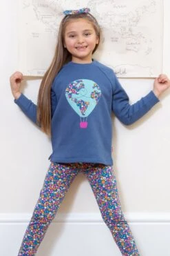 Around The World Baby/Kids Sweatshirt -Kids Fashion Clothing Store m48a29 001 aroundtheworldbabykidssweatshirt20230104053614 3