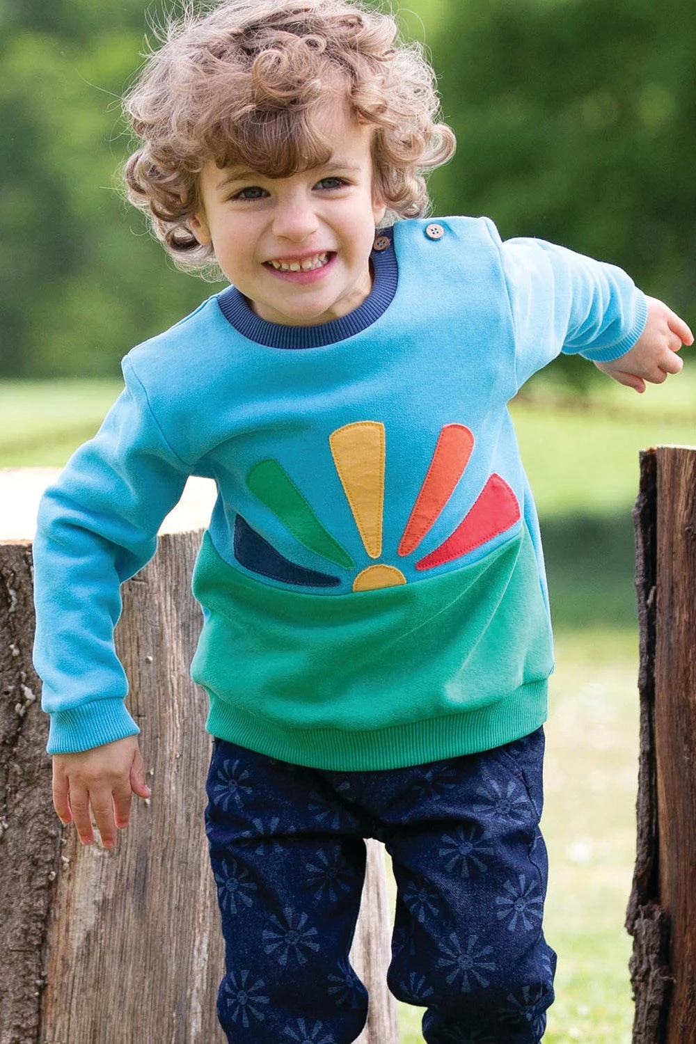 Rising Sun Baby/Kids Sweatshirt 4 Rising Sun Baby/Kids Sweatshirt - Image 2