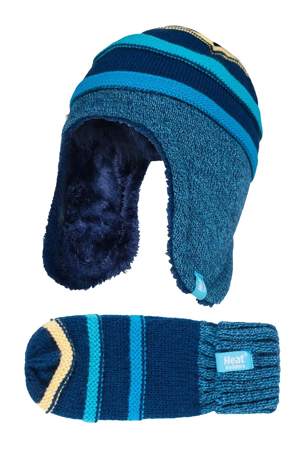 Kids Thermal Warm Hat And Mittens Set 3 Kids Thermal Warm Hat And Mittens Set