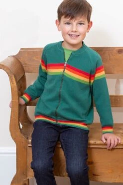 Kids Retro Knit Zippy Jacket -Kids Fashion Clothing Store m6599a 001 kidsretroknitzippyjacket20221230043609 3