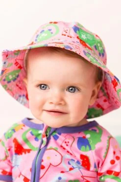 Blade & Rose Bright Dino Baby/Toddler UPF 50+ Summer Hat