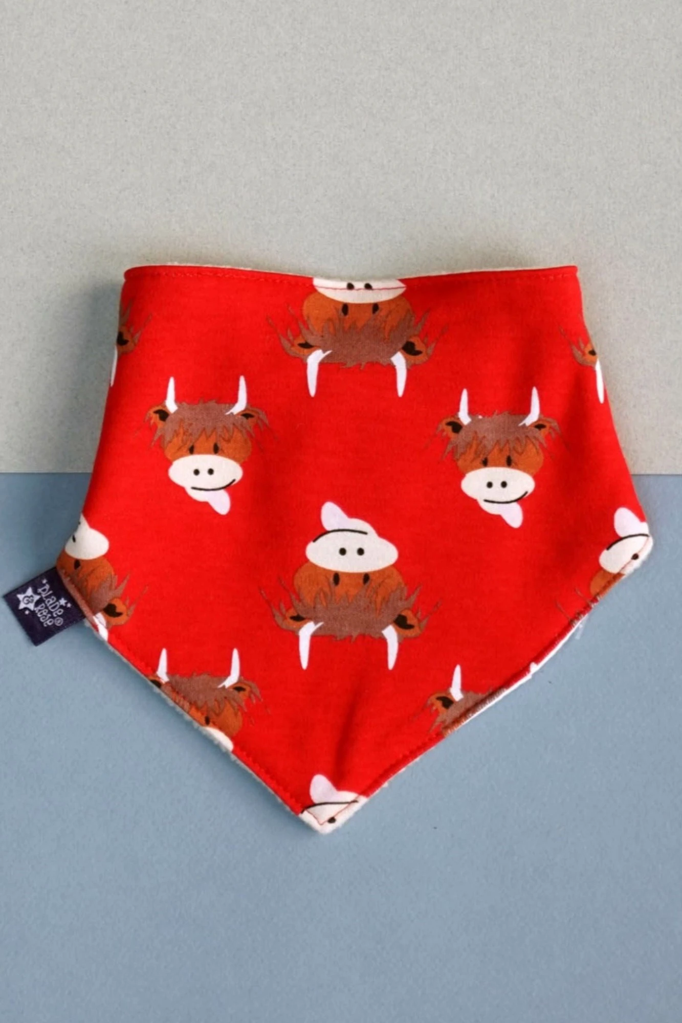 Blade & Rose Highland Cow Baby Bib 3 Blade & Rose Highland Cow Baby Bib