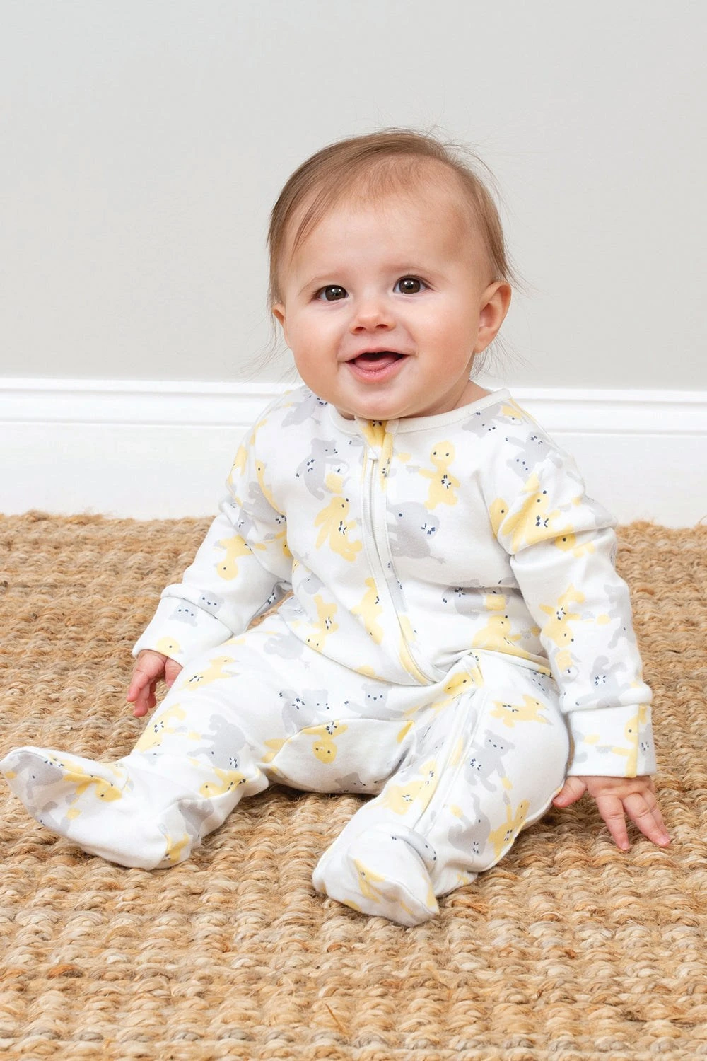 Teddy Teatime Baby Sleepsuit 4 Teddy Teatime Baby Sleepsuit - Image 2