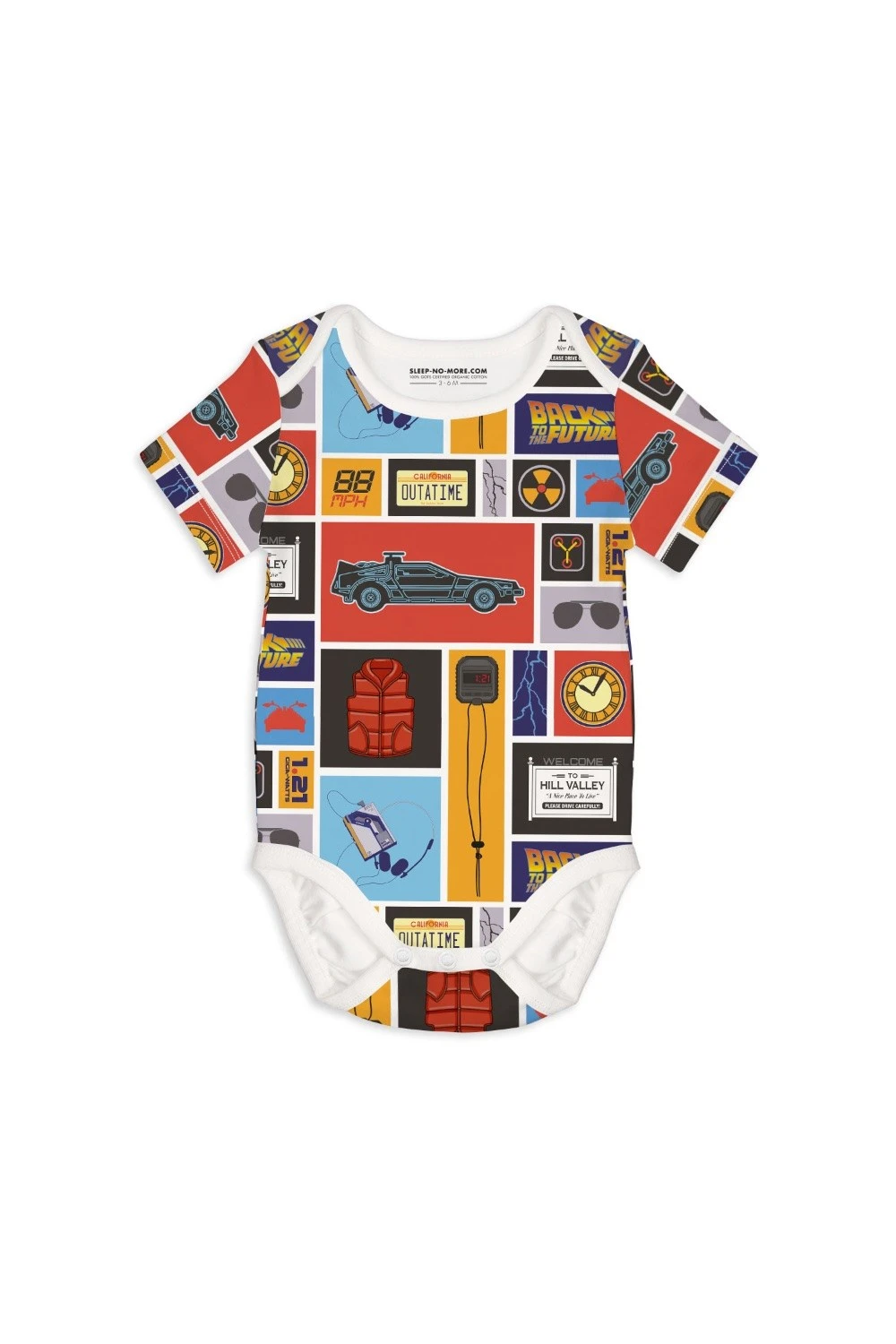 Back To The Future 02 Baby Bodysuit 3 Back To The Future 02 Baby Bodysuit