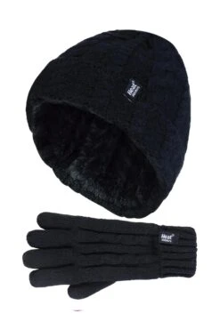 Kids Cable Knit Hat And Gloves Set -Kids Fashion Clothing Store m89954 004 kidscableknithatandglovesset20230111102104 1